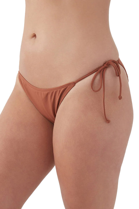 O'Neill Saltwater Solids Maracas Bikini Bottoms - Rustic Brown - Side