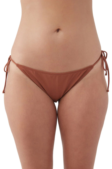 O'Neill Saltwater Solids Maracas Bikini Bottoms - Rustic Brown