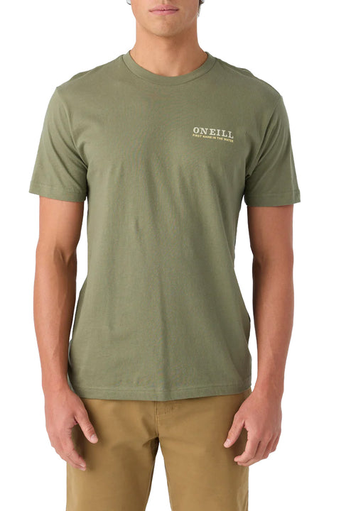 O'Neill Sea Spider Tee - Deep Lichen Green- Back