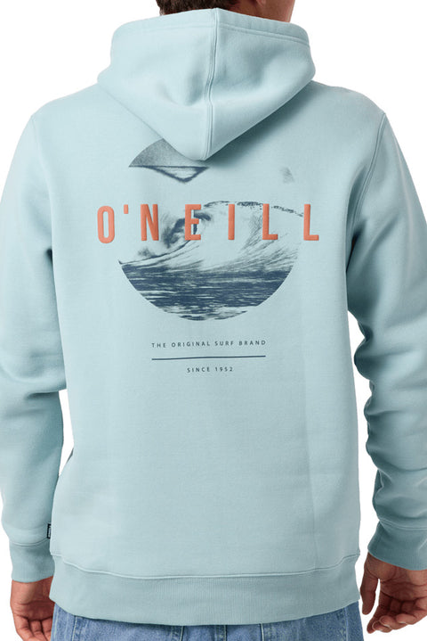 O'neill Surf Sesh Classic Hoodie - Stone Blue- Back