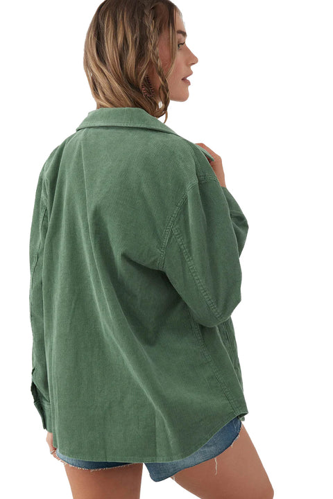 O'Neill Tidal Button-Up Jacket - Moss - Back