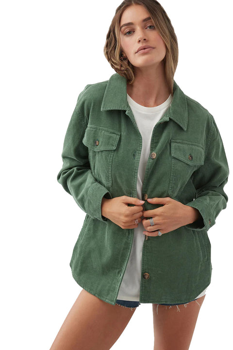 O'Neill Tidal Button-Up Jacket - Moss
