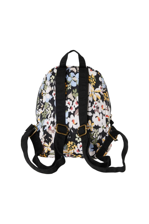 O'Neill Valley Camden Floral Mini Backpack - Black 2- Back