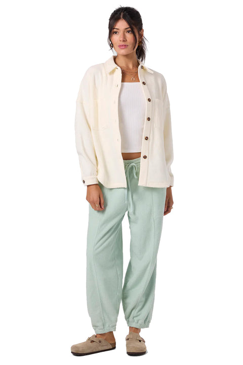 O'Neill Wavelength Fleece Jacket - Winter White - Open Front