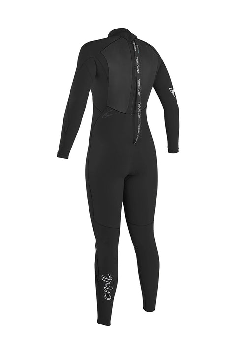 O'Neill Women's Epic 4/3 BZ Wetsuit - Black- Back
