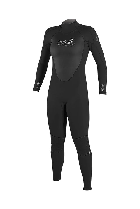 O'Neill Women's Epic 4/3 BZ Wetsuit - Black-Front