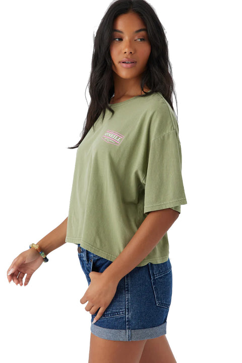 O'Neill Work Wear Tee - Oil Green- Side