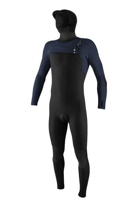 O'Neill Youth Hyperfreak 5.5/4 Hooded Wetsuit - Black / Navy