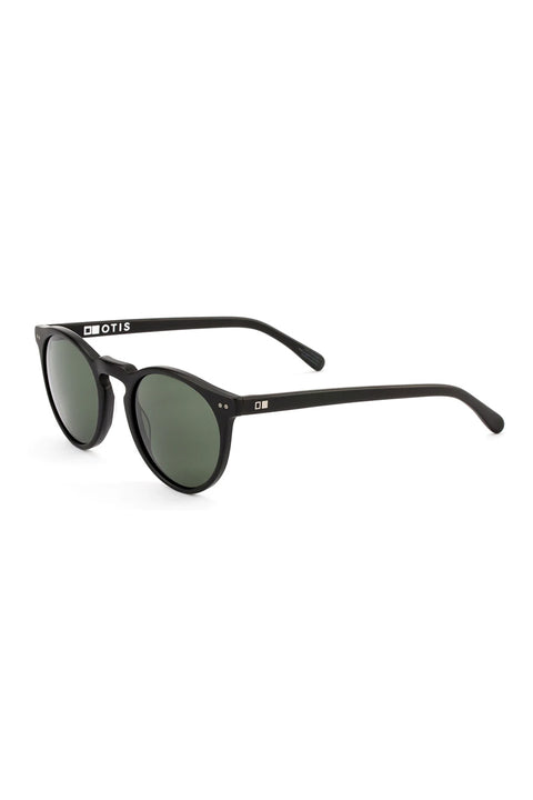 Otis Omar Sunglasses - Matte Black / Grey Polarized - Side