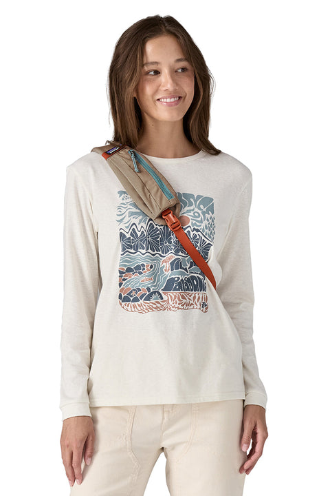 Patagonia Atom Sling 8L - Seabird Grey- Strap on model