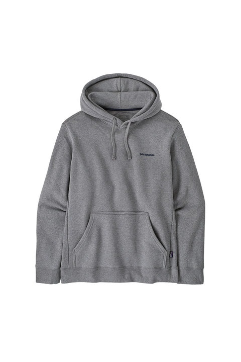 Patagonia Men's Boardshort Logo Uprisal Hoody - Gravel Heather- front