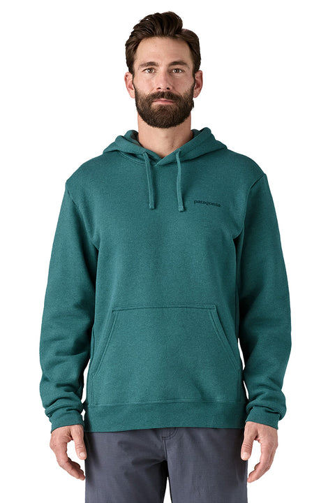Patagonia Men's Boardshort Logo Uprisal Hoody - Wetland Blue- Front