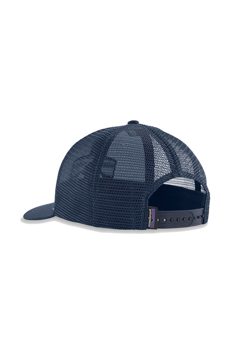 Patagonia Fitz Roy Horizons Trucker Hat - White w/New Navy - Back