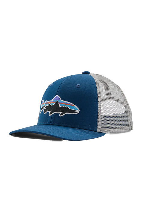 Patagonia Fitz Roy Trout Trucker Hat - Lagom Blue
