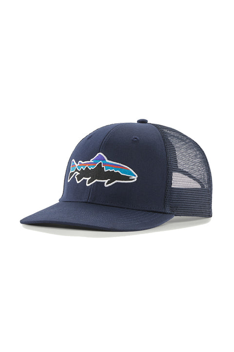 Patagonia Fitz Roy Trout Trucker Hat - New Navy- Front