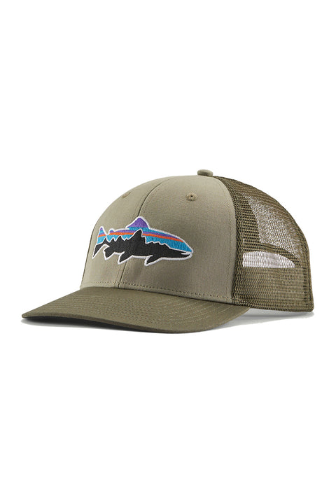 Patagonia Fitz Roy Trout Trucker Hat - River Rock Green- Front