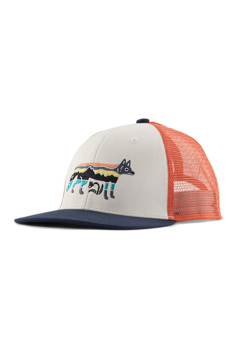 Patagonia Kid's Trucker Hat - Foxy Fitz: Birch White