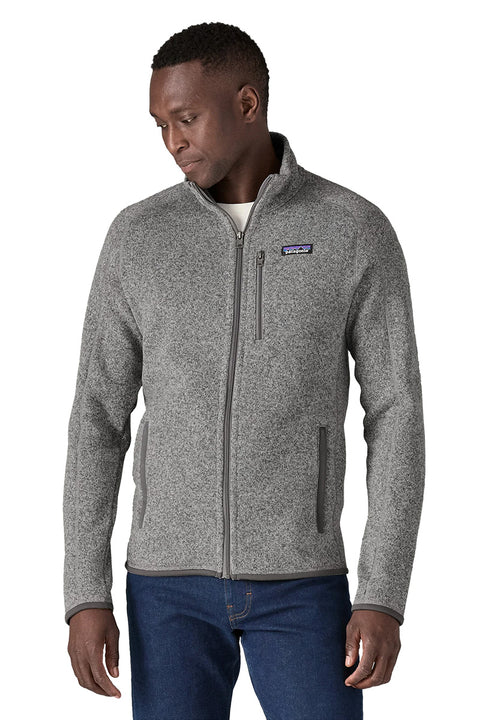 Patagonia Men's Better Sweater Jacket - Stonewash- Front close up