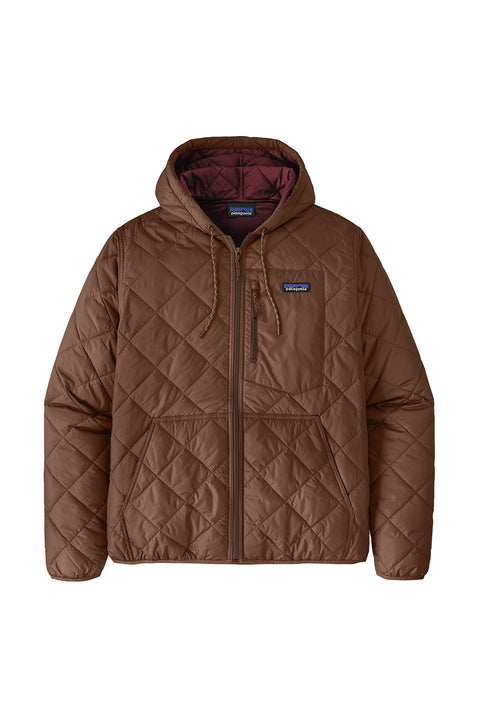 Patagonia Men's Diamond Quilted Bomber Hoody - Moose Brown