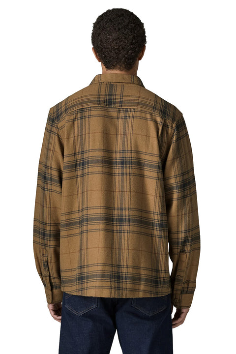 Patagonia Men's Fjord Flannel Shirt - Dissolve: Slab Khaki- Back