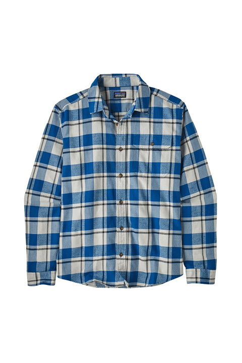 Patagonia Men's Lightweight Fjord L/S Flannel - Captain: Endless Blue