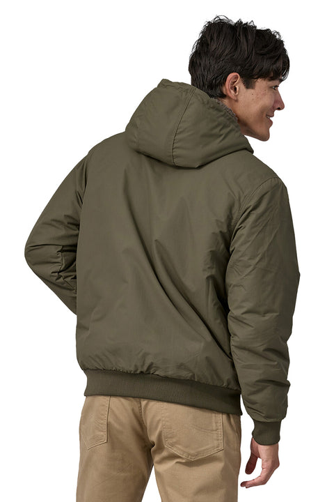Patagonia Men's Lined Isthmus Hoody - Basin Green- Back