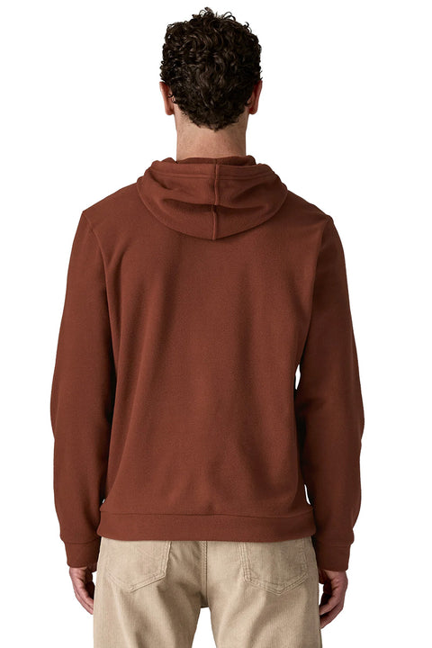 Patagonia Men's Micro D Hoody - Dried Vanilla- Back
