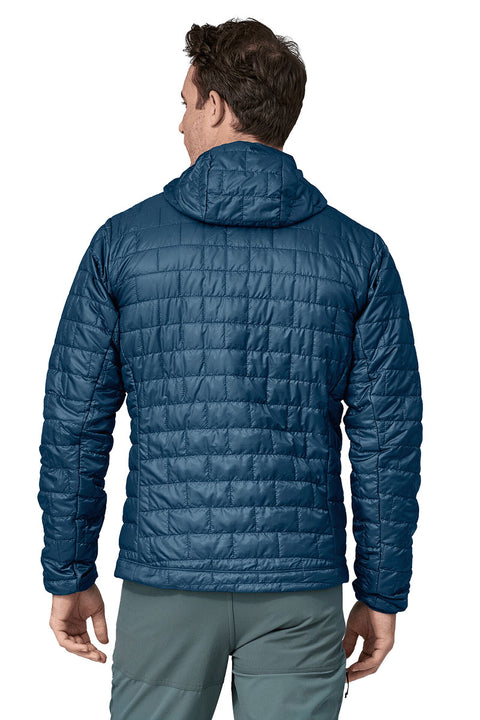 Patagonia Men's Nano Puff Hoody - Lagom Blue - Back