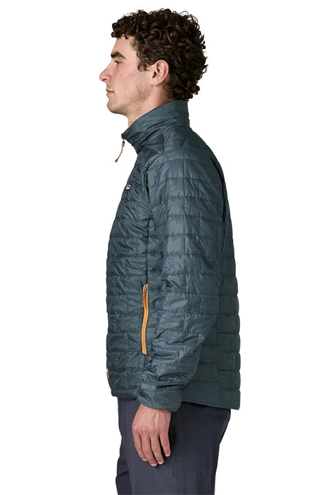Patagonia Men's Nano Puff Jacket - Summit Blue- Side