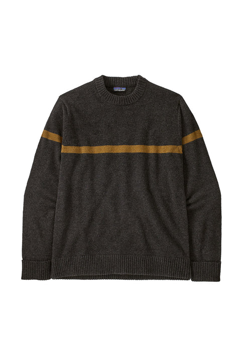 Patagonia Men's Recycled Wool-Blend Sweater - Tableland: Forge Grey- Front
