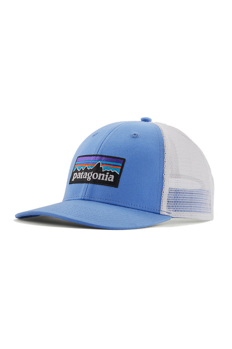 Patagonia P-6 Logo LoPro Trucker Hat - Abundant Blue- Front