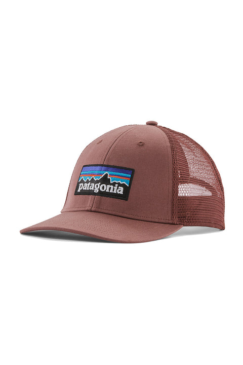 Patagonia P-6 Logo LoPro Trucker Hat - Dulse Mauve- Front