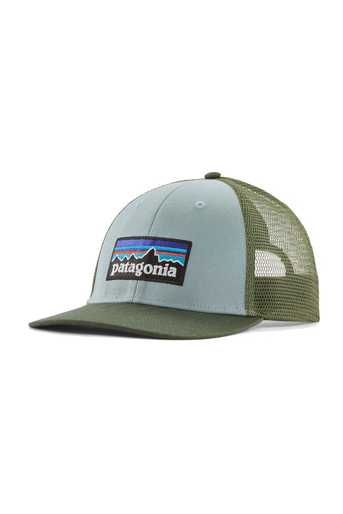 Patagonia P-6 Logo LoPro Trucker Hat - Thermal Blue- Front