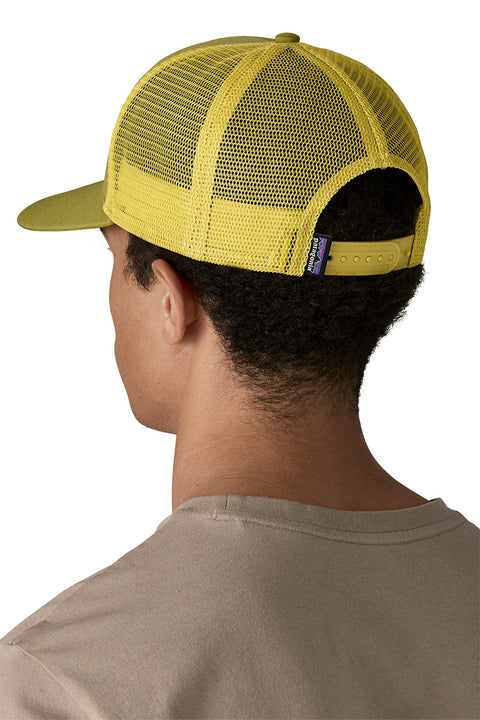 Patagonia P-6 Logo Trucker Hat - Graze Green- Back on model