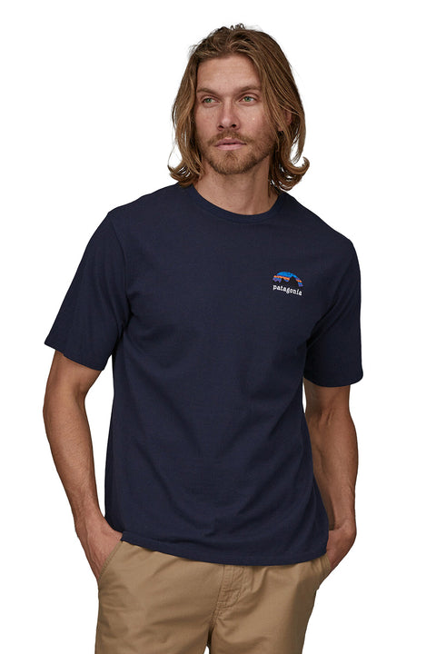 Patagonia Men's Skyline Stencil Responsibiliti-Tee - New Navy