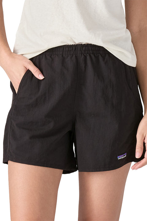 Patagonia Women's Baggies 5" Shorts - Black- Front