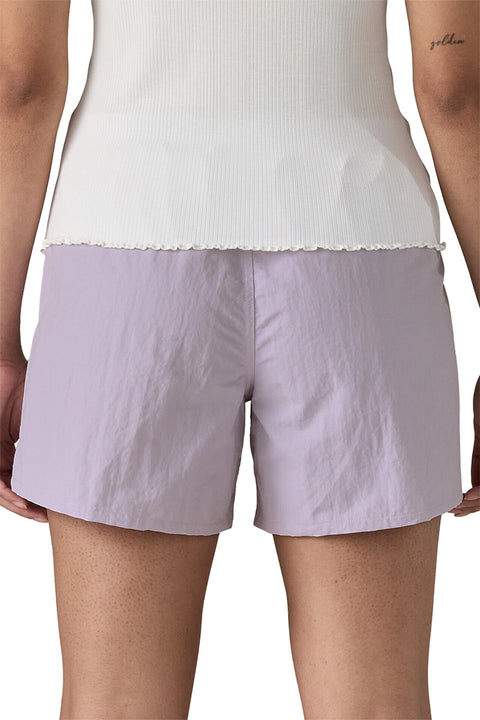 Patagonia Women's Baggies Shorts - Foxglove Purple- Close up of back
