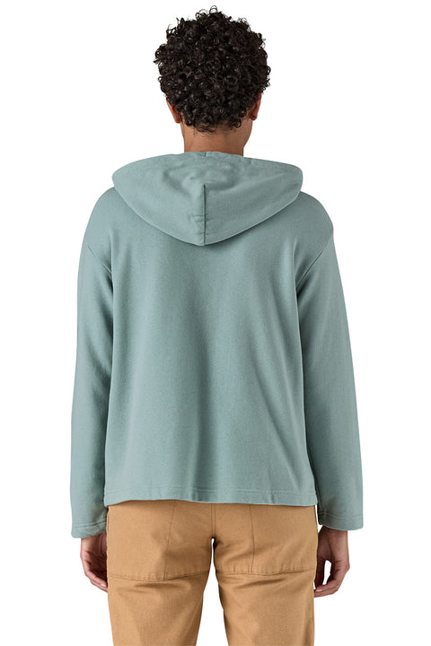 Patagonia Women's Lightweight '73 Text Logo Wildrise Hoody - Thermal Blue- Back