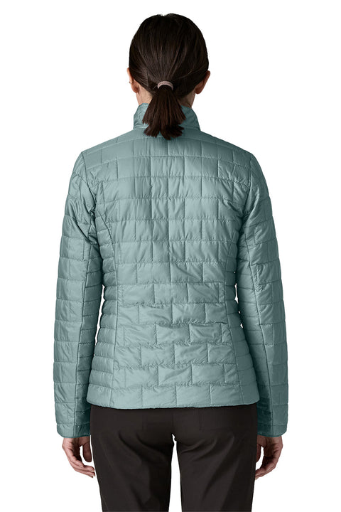 Patagonia Women's Nano Puff Jacket - Blue Sage- Back