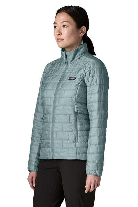 Patagonia Women's Nano Puff Jacket - Blue Sage- Side