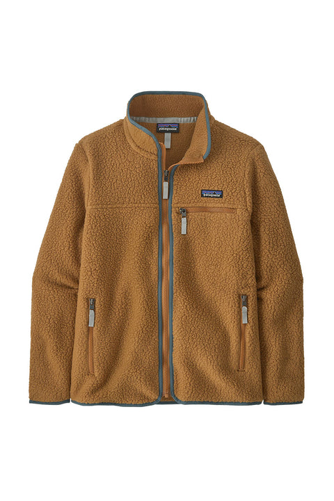 Patagonia Women's Retro Pile Jacket - Nest Brown W/Nouveau Green