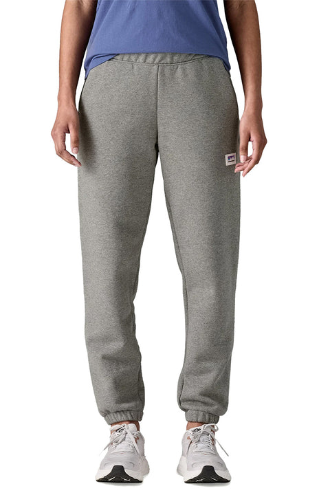 Patagonia Women's Shop Sticker Uprisal Sweatpants - Gravel Heather