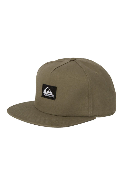 Quiksilver Backstack Basic Trucker Hat - Grape Leaf- Front