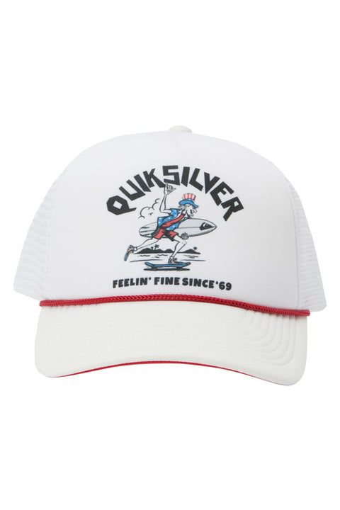 Quiksilver Beaches N Beer Hat - White