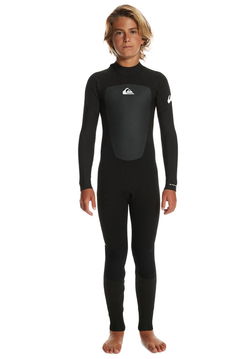 Quiksilver Boys Prologue 5/4/3 Back Zip Wetsuit - Black