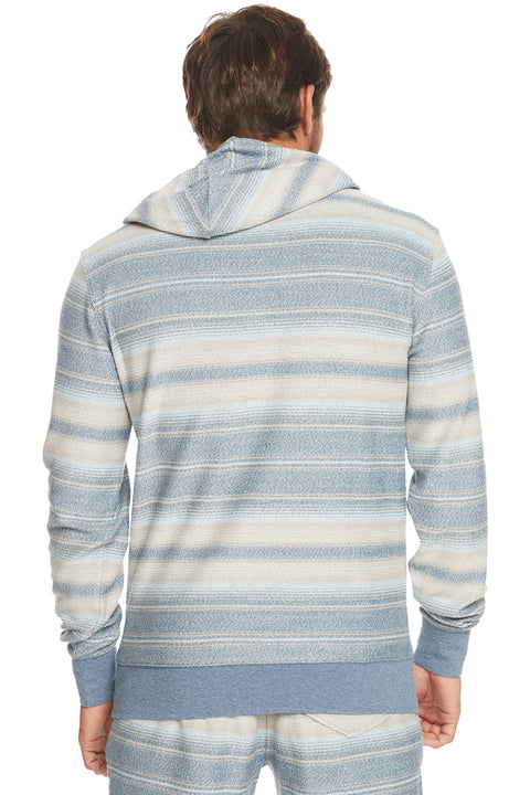 Quiksilver Great Otway Hoodie - Bering Sea - Back