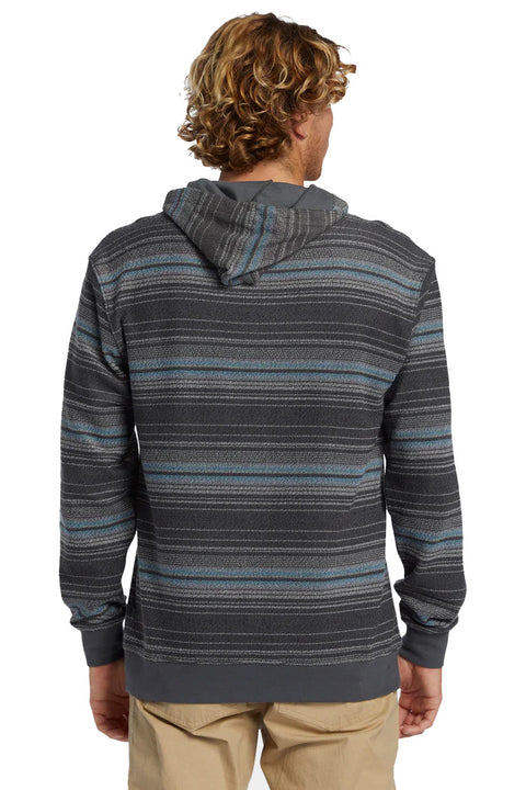Quiksilver Great Otway Hoodie Pullover Sweatshirt - Great Otway Iron Gate- Back