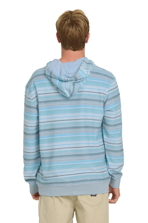 Quiksilver Great Otway Hoodie - Crystal Seas- Back