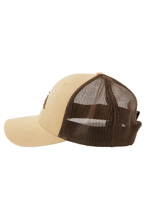 Quiksilver Grounder Trucker Hat - Taos Taupe - Side