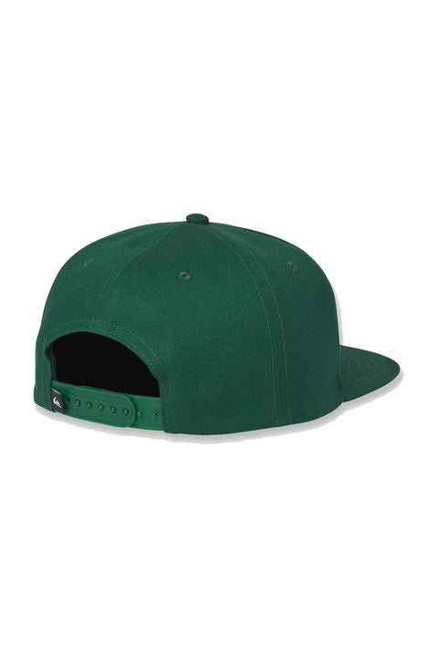 Quiksilver Half Stack Snapback Hat - Forest Green - Back
